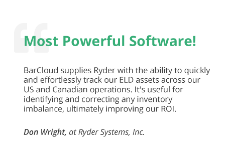Powerful Inventory System and Asset Tracking for Ryder Inc.